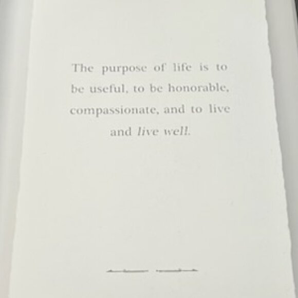 NWT Modern Contemporary Glass Framed Inspirational Quote Wall Sign Art Print - Picture 4 of 9